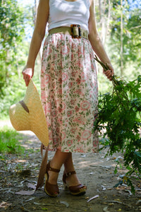 FALDA ANA FLORES ROSA. Antes 65€