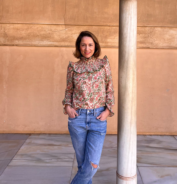 CAMISA AMELIA FLORES. Antes 89€