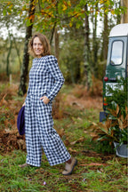 Pantalón Lulú Tartán azul y verde