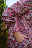 VESTIDO FLORES LIBERTY FUCSIA. Antes 135€