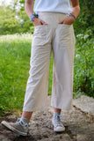 CULOTTE RAYAS OCHRE. Antes 65€