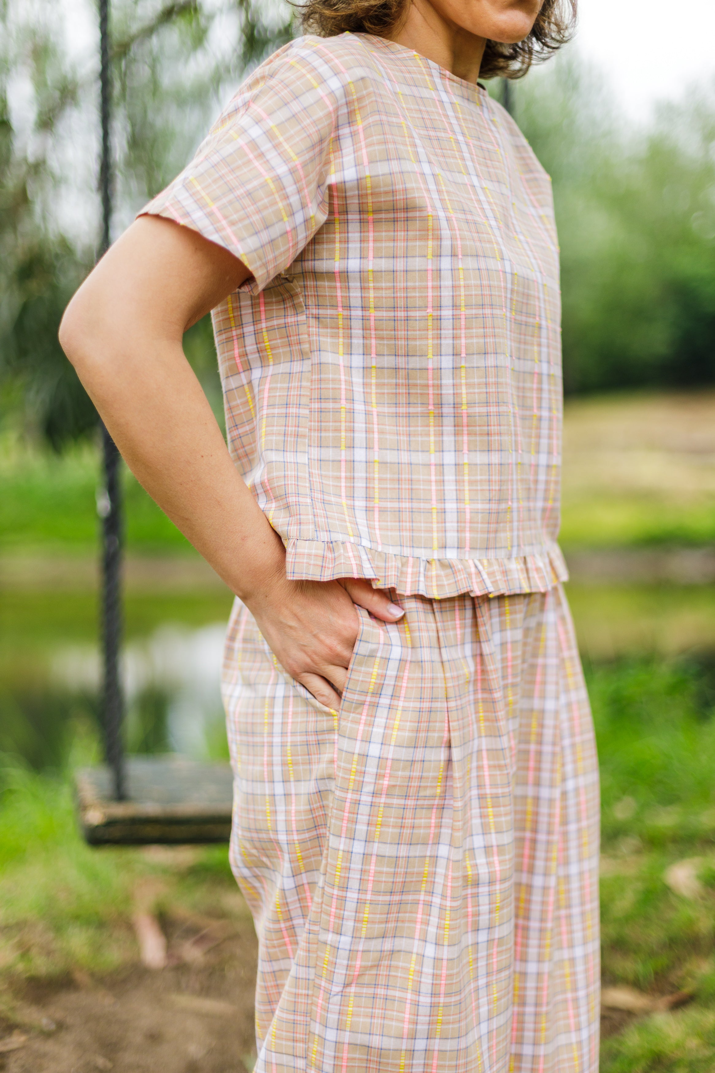 LULU CAMEL PANTS