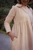 VESTIDO MANUELA VICHY MOSTAZA. Antes 95€