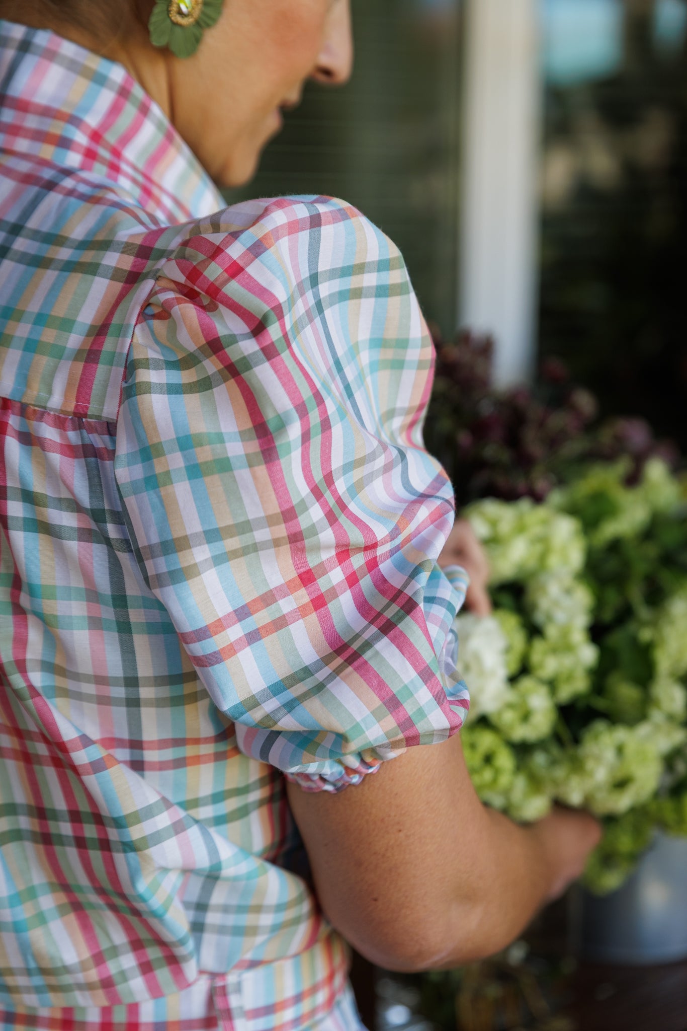 CAMISA ADRIANA CUADRITOS. Antes 75€ - LA ROMANA GALICIA