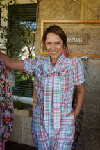 CAMISA ADRIANA CUADRITOS. Antes 75€ - LA ROMANA GALICIA