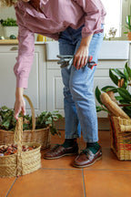 Camisa Vichy Burgundy