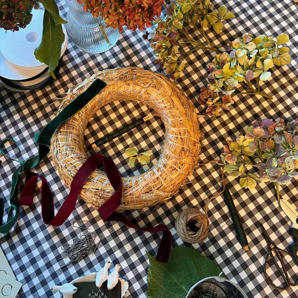 Kit corona de flores