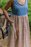 VESTIDO DORI CUADRITOS