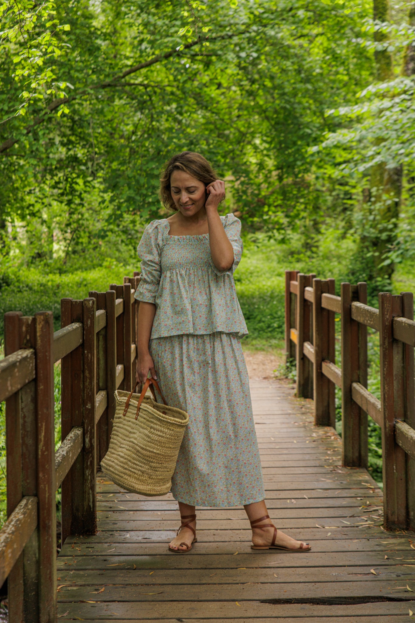 FALDA FLORECITAS LIBERTY. Antes 85€ - LA ROMANA GALICIA