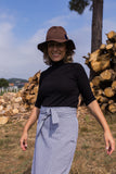 FALDA GEMMA VICHY NEGRO. Antes 69€