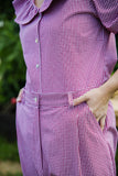 PANTALON PESQUERO VICHY CEREZA. Antes 75€