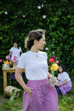 FALDA ANA VICHY CEREZA. Antes 69€